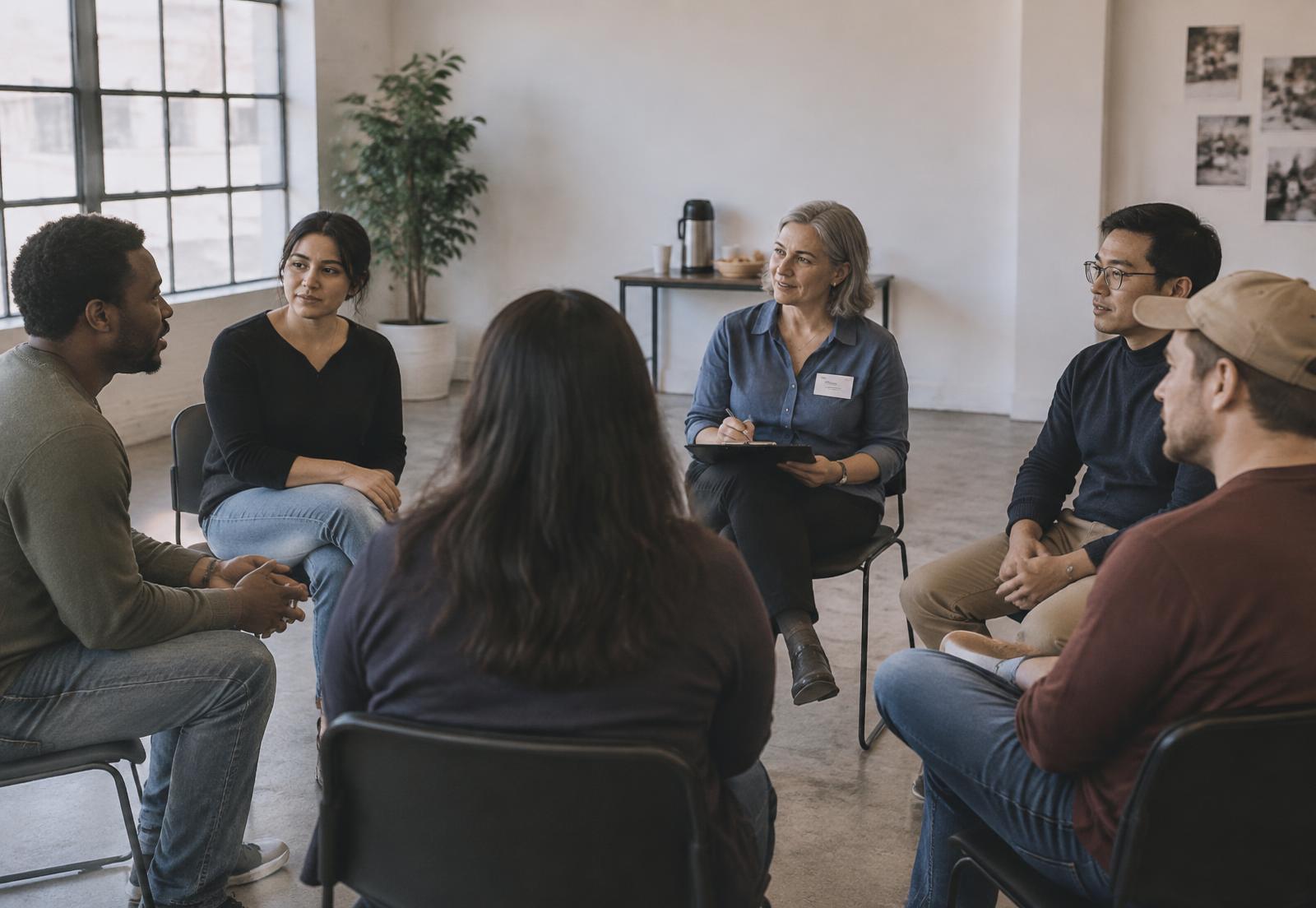 Participants in a moderated live focus group